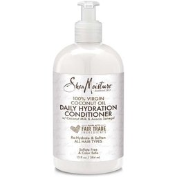 Après-shampoing hydratant quotidien à l'huile de noix de coco 100% vierge 384ml