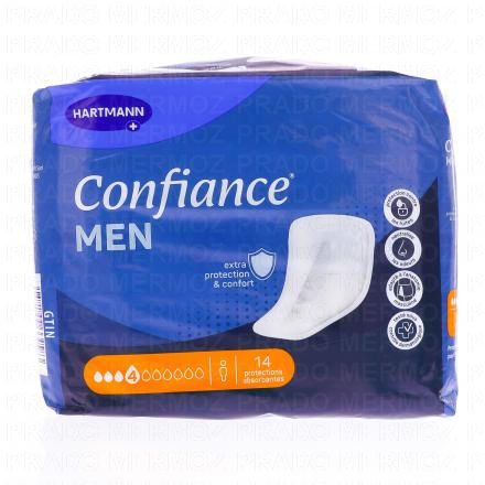 Confiance Men Protection Anti Fuites Urinaires x14 4 gouttes