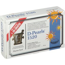 D-Pearls 1520 100 + 20 capsules Gratuites | vitamine D | Immunité + Os & dents