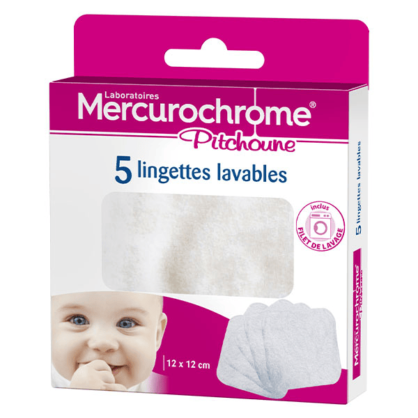 Hygiène et Soins Lingette Lavable 5 unités + Filet de Lavage