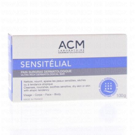 Sensitélial - Pain Surgras Dermatologique 100 g