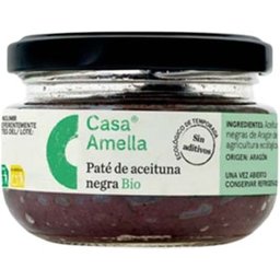 Pâté d'Olives Noires Sans Gluten Bio 100g