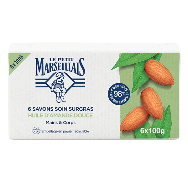 Savon Kraft Amande Douce 6x100g