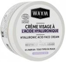 Crème Visage Acide Hyaluronique Neutre Bio 75 ml - Pot 75 ml