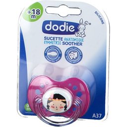 Sucette +18 Mois Fille Silicone Avec Anneau N°37