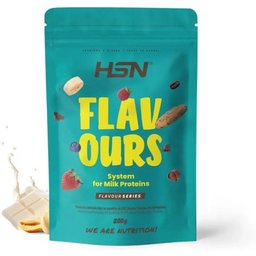 Saborizante en Polvo para Proteínas Lácteas Chocolate Blanco y Cacahuete 200g