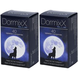 Dormixx Blue® | Mélatonine, valériane & ashwagandha | Sommeil naturel