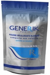 Poudre décolorante blanche