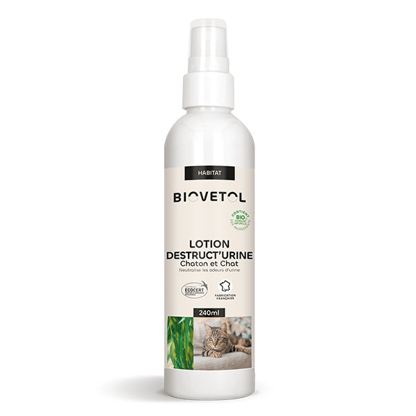 Lotion Destruct’Urine Chat Bio 240ml
