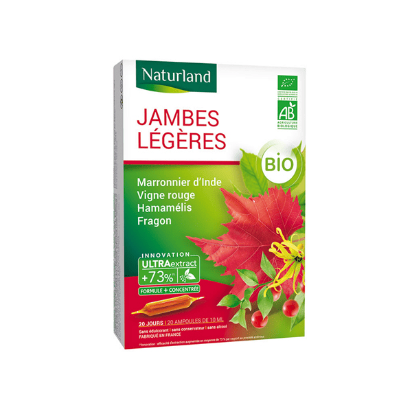 Jambes Légères Bio 20 ampoules