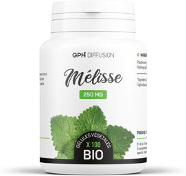 Mélisse feuille biologique 250 mg