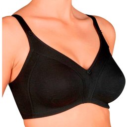 Soutien Gorge Prothétique Caress 147 Coton T100C Noir 1ut