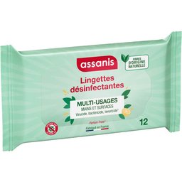 Lingettes Désinfectantes Multi Usages 12uts