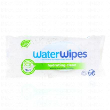 Lingettes Hydratantes à l'Aloe Vera x60