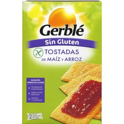 Gerble Tostadas Maíz Arroz sin Gluten BIo 250g