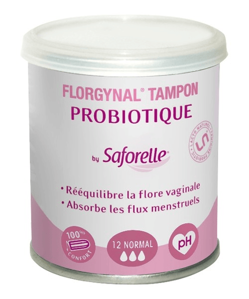 Protections Tampon Florgynal Probiotique Normal 12 unités