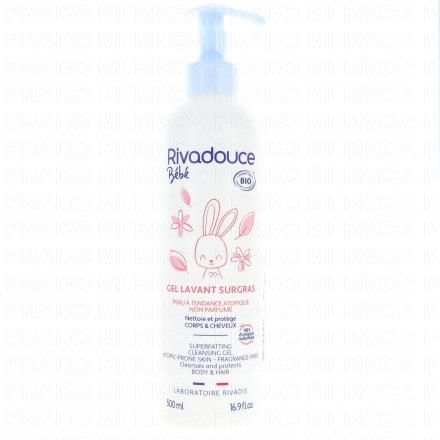 Gel lavant surgras bébé bio 500ml