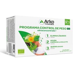 Arkopharma Arkofluido Programa Control de Peso BIO 30 ampollas