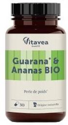 Guarana et Ananas Bio 30 Unités - Pot 30 gélules