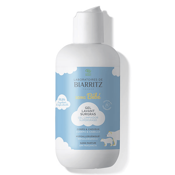 Soins Bébé Gel lavant surgras sans parfum 200ml