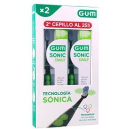 Pack Sonic Daily Brosse À Dents Électrique Noir 2 Unités