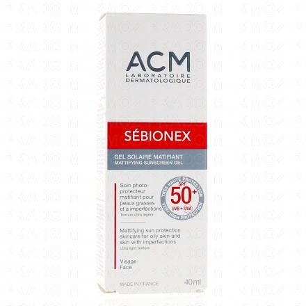 Sebionex - Gel solaire matifiant tube 40 ml