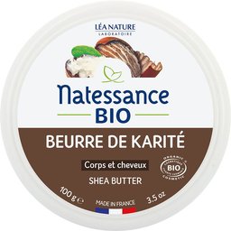 Beurre de Karité Bio 100 % Pur Sans Parfum Visage Corps Cheveux