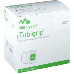 Tubigrip® Bandage tubulaire extensible Blanc 10 m Taille F