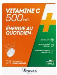 Vitamine c 500 Effervescente - Boîte 2 tubes de 12 comprimés