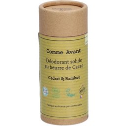 Déodorant solide au beurre de cacao - Cédrat & Bambou
