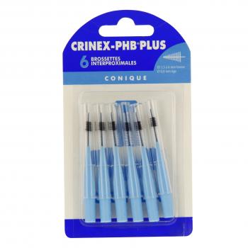 PHB Plus brossettes coniques bleues 3,5 mm x6
