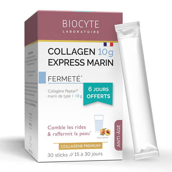 Collagen 10gr Express Marin Collagène Peptan® marin de type 1- 30 sticks