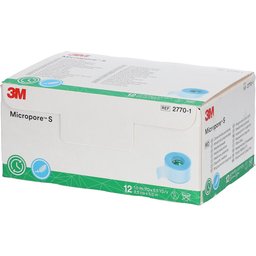 3M™ Micropore™ S Sparadrap adhésif chirurgical 2,5 cm x 5 m