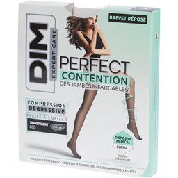 Perfect Contention - Collants transparents 25D - Noir - Taille 3