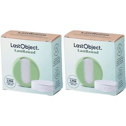 LastObject 7 Pads démaquillants réutilisables avec étui vert
