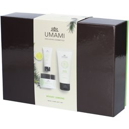Umami Woody Lemons Body Care Gift Set Bergamote & Cèdre
