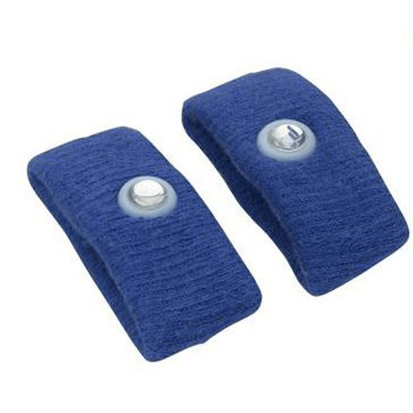 Paire de Bracelets Anti-nausées Bleu Taille L