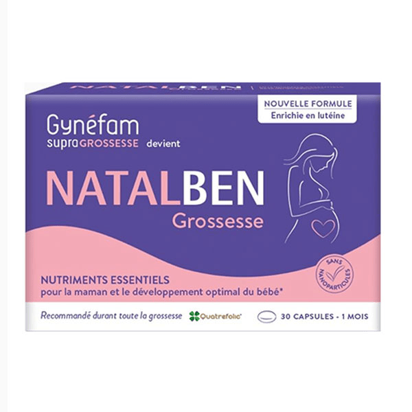 Gynefam Natalben - Grossesse - Boite de 30 capsules (1 mois)