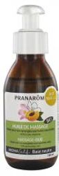 Pranarômélange d'Huile de Massage Végétale Neutre Bio (Eco) Formule Riche et Non Grasse 100 ml - Flacon-Pompe 100 ml