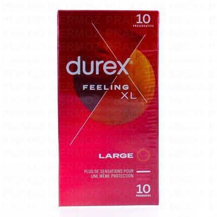 Préservatifs - Feeling Extra - Préservatifs Fins Et Extra Lubrifiés 10 préservatifs taille xl