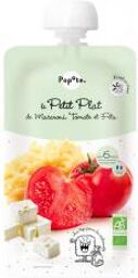 Gourde Le Petit Plat de Macaroni Tomate et Fêta Bio Dès 6 Mois 100 g - Gourde
