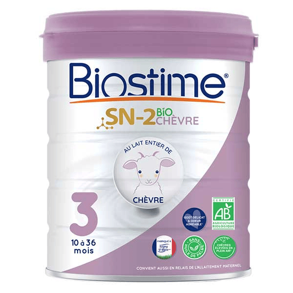 Lait de Chèvre de Croissance 3ème Âge Bio 800g
