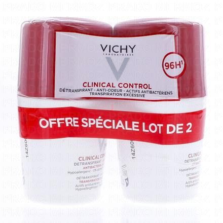 Clinical control - Détranspirant anti-odeur 2*50ml
