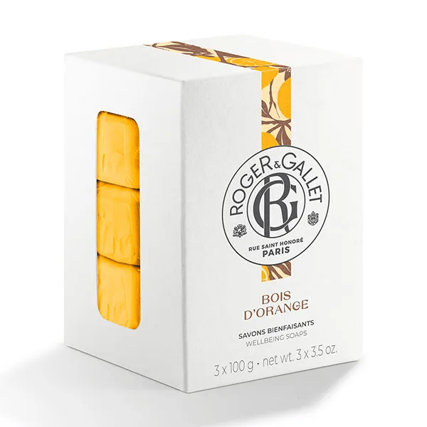 Roger & Gallet Bois d'Orange Coffret Savon Bienfaisant 3 x 100g