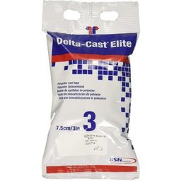 Delta-Cast Elite Bande Blanc 7,5cmx3,6m