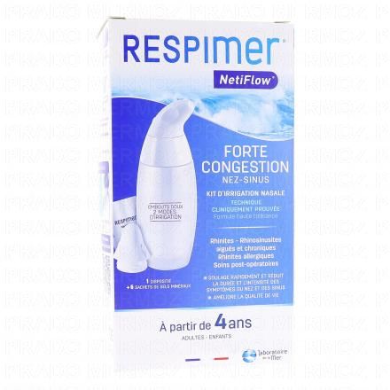 Forte congestion nez-sinus à partir de 4 ans