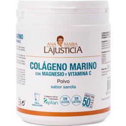 Lajusticia Colágeno Marino en polvo con Magnesio y Vitamina C sabor Sandia 350gr
