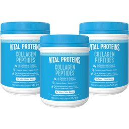 Pack Collagen Peptides Péptidos de Colágeno Sin Sabor 3x567g