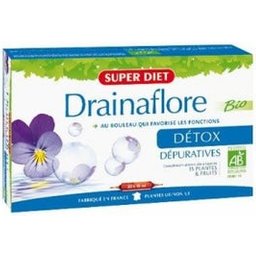 Super Diet Drainaflore Bio 20 Ampoules