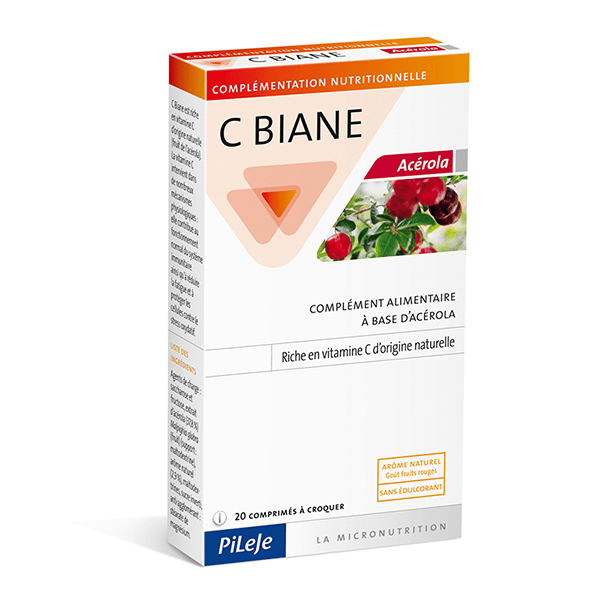 C Biane Acérola 20 comprimés